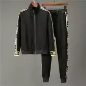 casual wear fendi tracksuit jogging zipper winter clothes fd20196812 noir